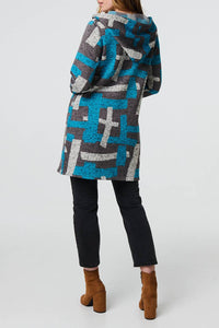 Georgina Longline Hooded Knitted Coat