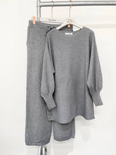 Load image into Gallery viewer, Kitty Premium Knit  Buttons Back Jumper Matched With Trousers
