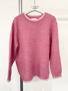 Evie Soft Knit Jumper With Contrast Edging