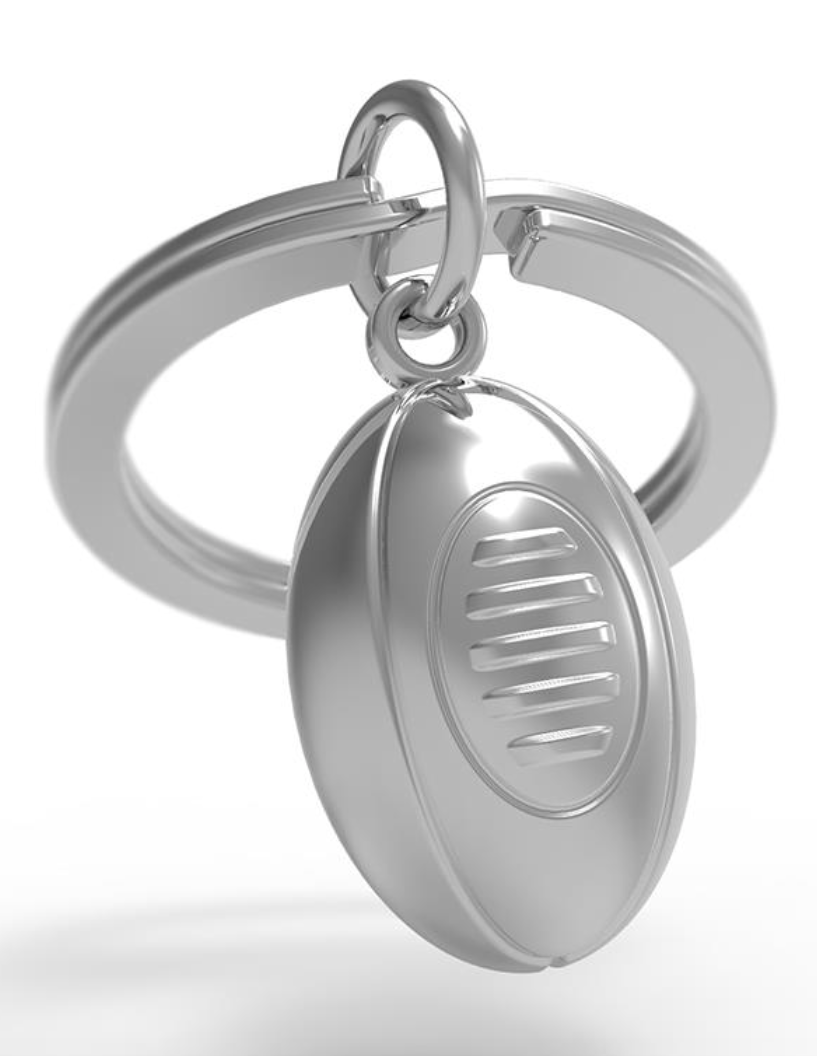 Rugby Ball Keyring